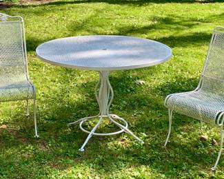 Vintage Wrought Iron Patio Set