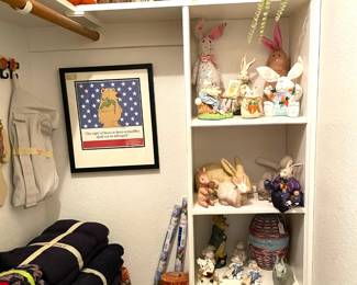 More rabbits. Linens