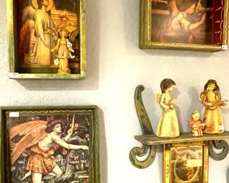 Angel wall art.