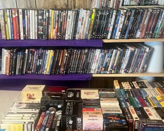 Large selection of CB’s, DVDs, and Blu-ray