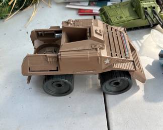 Plastic army truck 