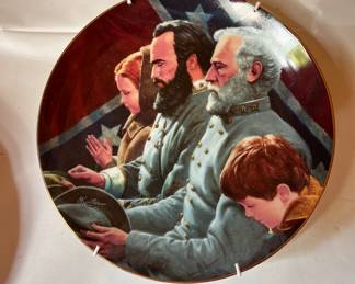Civil War collectors plate