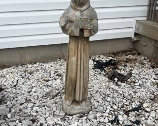 Concrete Saint Statue