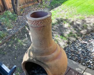 Chiminea with stand