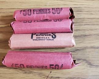wheat pennies 40' to 1958