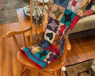 Vintage oak rocking chair $87.50 + tax