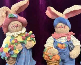 Mr And Mrs Easter Bunny