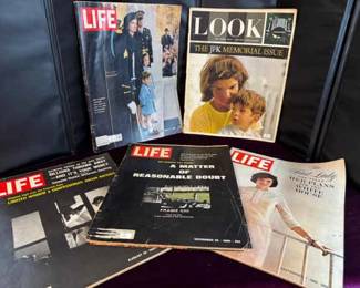 Historical Magazine Issues Featuring The Kennedy Family
