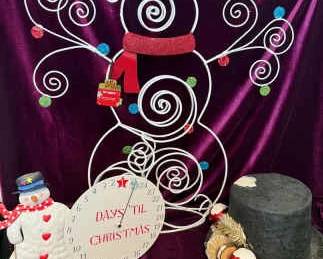Snowman Counting Down To Christmas