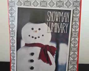 Brand New Bath And Body Works Home Snowman Luminary