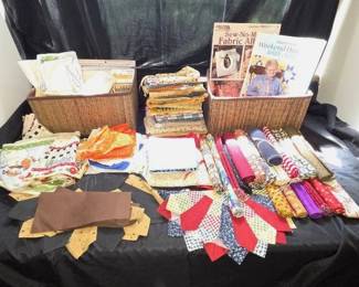 Quilting Fabric Samples, Quarter Flats Bundle