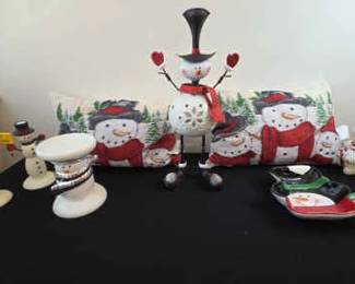 Let It Snow Snowman Decor