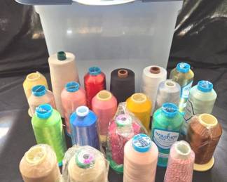 Large Spool Embroidery Thread Bundle