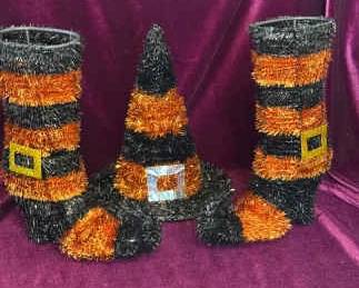 Orange And Black Halloween Decor