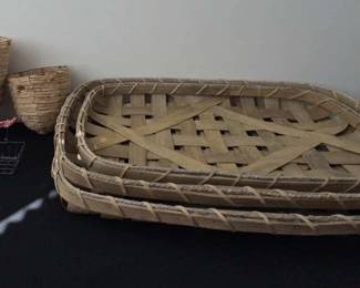 Farm House Mounted Rectangular Baskets And More