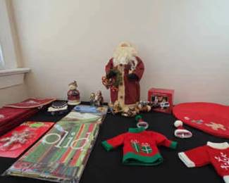 Handmade Santa And Clothing For Your Wine Bottles