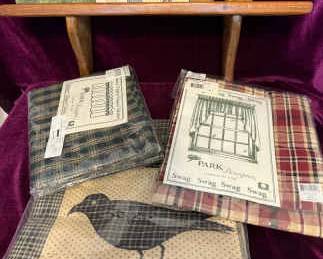 Homespun Americana Window Dressing Shower Curtain And Decor