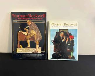 2 Norman Rockwell Hardback Books