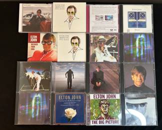 Comprehensive Collection Of Elton John CDs