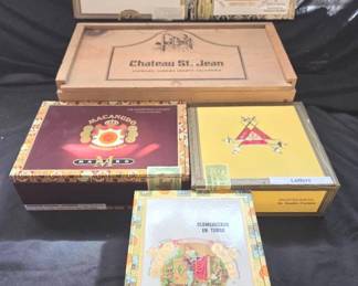 Wine And Cigar Box Bundle