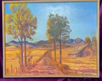 Autumn Gold Painting By Lucille Pickard