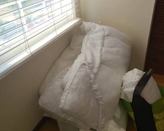 Goes over king mattress