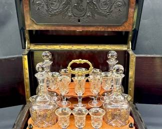 Napoleon III French 19th Century Liqueur Cabinet