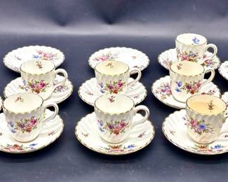 21-Piece
Minton Marlow Demitasse Cups & Saucers
