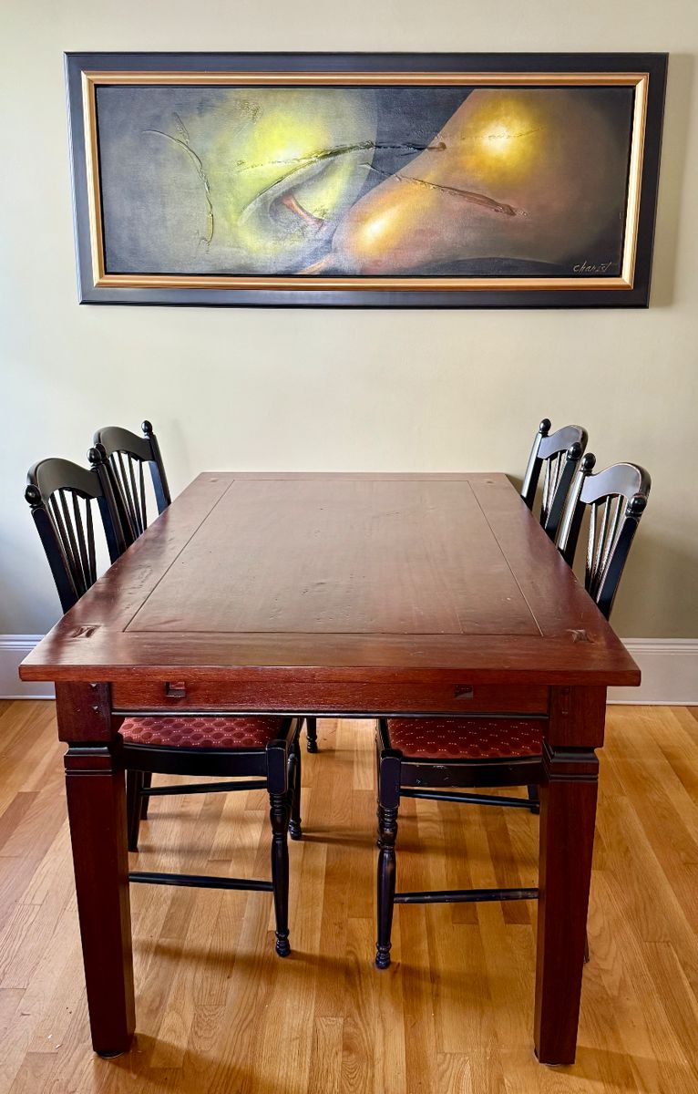 Arhaus Dining Table & 6 Chairs