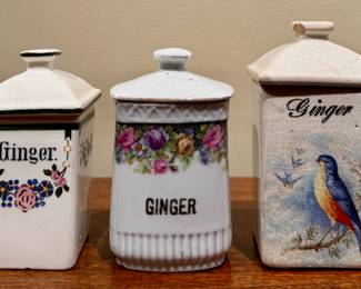 Vintage Ginger Jars - we have DOZENS of these decorative jars!