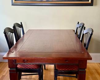 Arhaus Dining Table & 6 Chairs