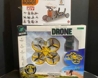 Sky Rider Drone Educational 12In1 Kit Solar Robot