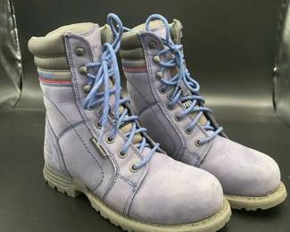 CAT Steel Toe Waterproof Work Boots Size 7 Womens