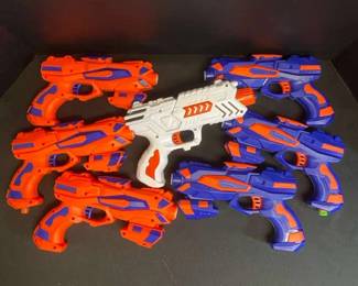 Nerf Guns With Two Nerf Bullets