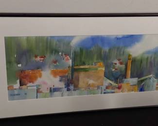 RL Stocke Abstract Watercolor