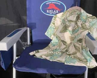 Tommy Bahama Beach Chair XS Womens Hawaiian Shirt