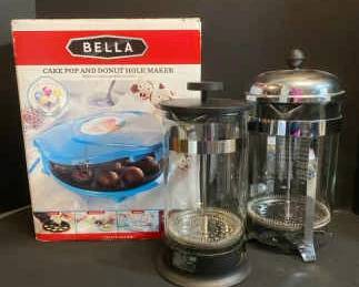 Bodum Ikea Coffee Presses With Bella Cake Pop Maker
