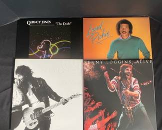 Springsteen Lionel Ritchie Kenny Loggins Quincy Jones Vinyl Collection