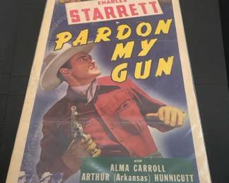 Pardon My Gun Starring Charles Starrett Poster