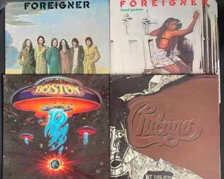 1970s Rock Albums Featuring Boston Foreigner Chicago