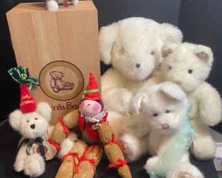 Vintage Stuffed Bears By Bonita Gund Boyds Kitten Endo Clown