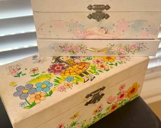 Little Vintage Jewelry boxes