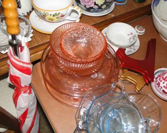 Pink Depression Glass