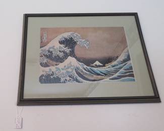 Japanese block print.