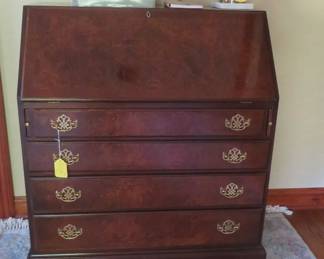 Beautiful American Masterpiece by Hickory slant front desk. 
