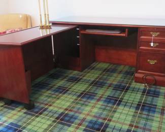 Sligh credenza with slide out desk.
