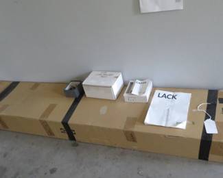 Ikea Lack shelving unit. Unassembled.
