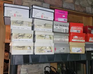 Many shoes have original Boxes