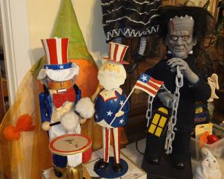 Even have 4th of July Decor