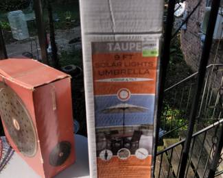 Solar Light Umbrella
